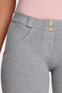 WRUP Fashion - Mid Rise - Full Length - Melange Grey