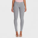 WRUP Fashion - Mid Rise - Full Length - Melange Grey