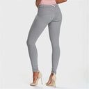 WRUP Fashion - Mid Rise - Full Length - Melange Grey