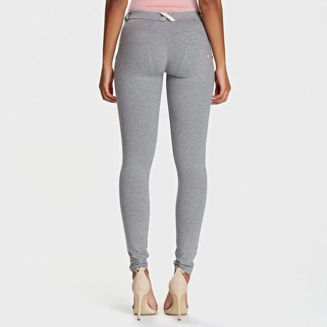 WRUP Fashion - Mid Rise - Full Length - Melange Grey