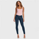 WRUP Fashion - Mid Rise - Full Length - Navy Blue