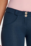 WRUP Fashion - Mid Rise - Full Length - Navy Blue