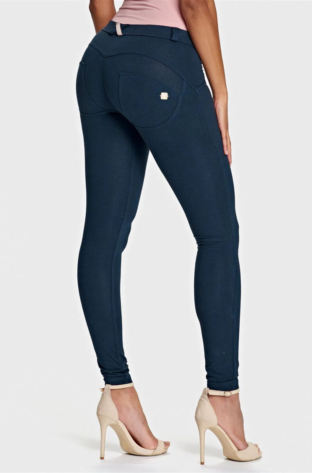 WRUP Fashion - Mid Rise - Full Length - Navy Blue