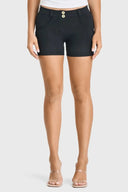 WRUP Fashion - Mid Rise - Shorts - Black