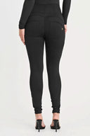 WRUP Fleece Lined Fashion - High Waisted - Full Length - Black