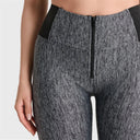 WRUP Jacquard - High Waisted - Full Length - Grey