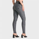 WRUP Jacquard - High Waisted - Full Length - Grey