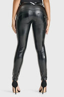 WRUP Latex - Mid Rise - Full Length - Black