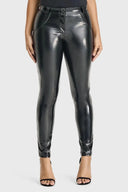 WRUP Latex - Mid Rise - Full Length - Black