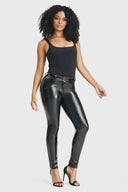 WRUP Latex - Mid Rise - Full Length - Black