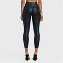 WRUP Metallic Lurex - High Waisted - 7/8 Length - Midnight Black