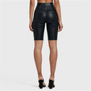 WRUP Metallic Lurex - High Waisted - Biker Shorts - Midnight Black