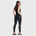 WRUP Metallic Lurex - Super High Waisted - Full Length - Midnight Black