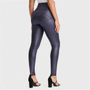 WRUP Metallic Lurex - Super High Waisted - Full Length - Ultra Violet