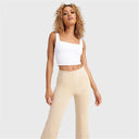 WRUP SNUG Jeans - High Waisted - Cropped - Beige