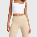 WRUP SNUG Jeans - High Waisted - Cropped - Beige