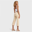 WRUP SNUG Jeans - High Waisted - Cropped - Beige