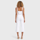 WRUP SNUG Jeans - High Waisted - Cropped - White