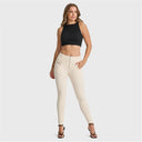 WRUP SNUG Jeans - High Waisted - Full Length - Ivory