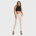 WRUP SNUG Jeans - High Waisted - Full Length - Ivory