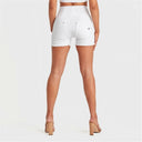 WRUP SNUG Jeans - High Waisted - Shorts - White