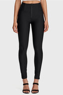 WRUP Thick Layered Diwo Pro - High Waisted - 7/8 Length - Black