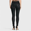 WRUP Velvet Leather - High Waisted - Full Length - Black
