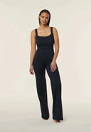 WRUP DIWO Boss Wear - High Waisted - Wide Leg - Black
