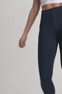 WRUP Fashion - High Waisted - 7/8 Length - Navy Blue