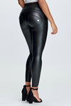 WR.UP® Faux Leather - High Waisted - 7/8 Length - Black 3