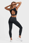Sports Crop with Mesh Back - Black 5