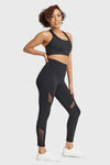 Superfit Diwo Pro With Mesh Detailing - High Waisted - 7/8 Length - Black 5