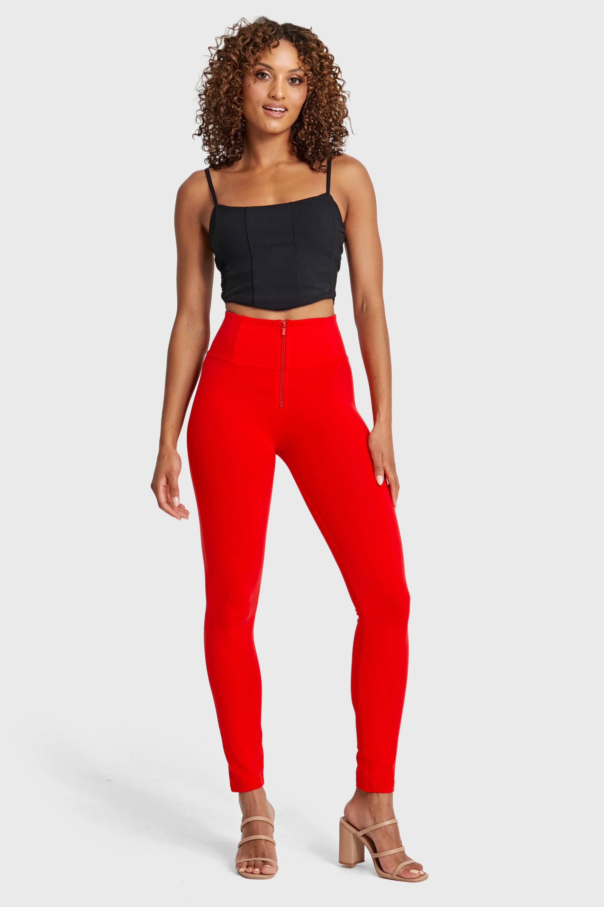 WR.UP® Fashion - High Waisted - Full Length - Red 4