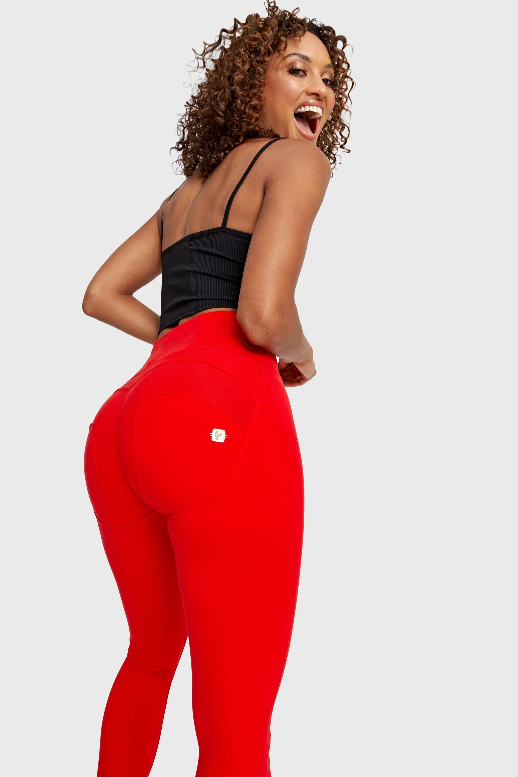 WR.UP® Fashion - High Waisted - Full Length - Red 2