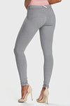 WR.UP® Fashion - Mid Rise - Full Length - Melange Grey 3