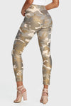 WR.UP® Fashion 3 Button - High Waisted - 7/8 Length - Glitter Gold Camo 6