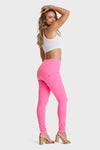 WR.UP® Snug Jeans - High Waisted - Full Length - Candy Pink 5