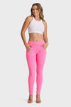 WR.UP® Snug Jeans - High Waisted - Full Length - Candy Pink 4