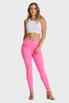 WR.UP® Snug Jeans - High Waisted - Full Length - Candy Pink 3