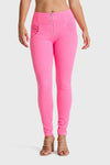 WR.UP® Snug Jeans - High Waisted - Full Length - Candy Pink 6