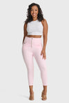 WR.UP® SNUG Curvy Jeans - High Waisted - 7/8 Length - Baby Pink 5