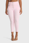 WR.UP® SNUG Curvy Jeans - High Waisted - 7/8 Length - Baby Pink 6
