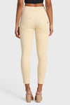 WR.UP® SNUG Distressed Jeans - High Waisted - 7/8 Length - Beige 10