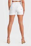 WR.UP® Snug Jeans - High Waisted - Shorts - White 8